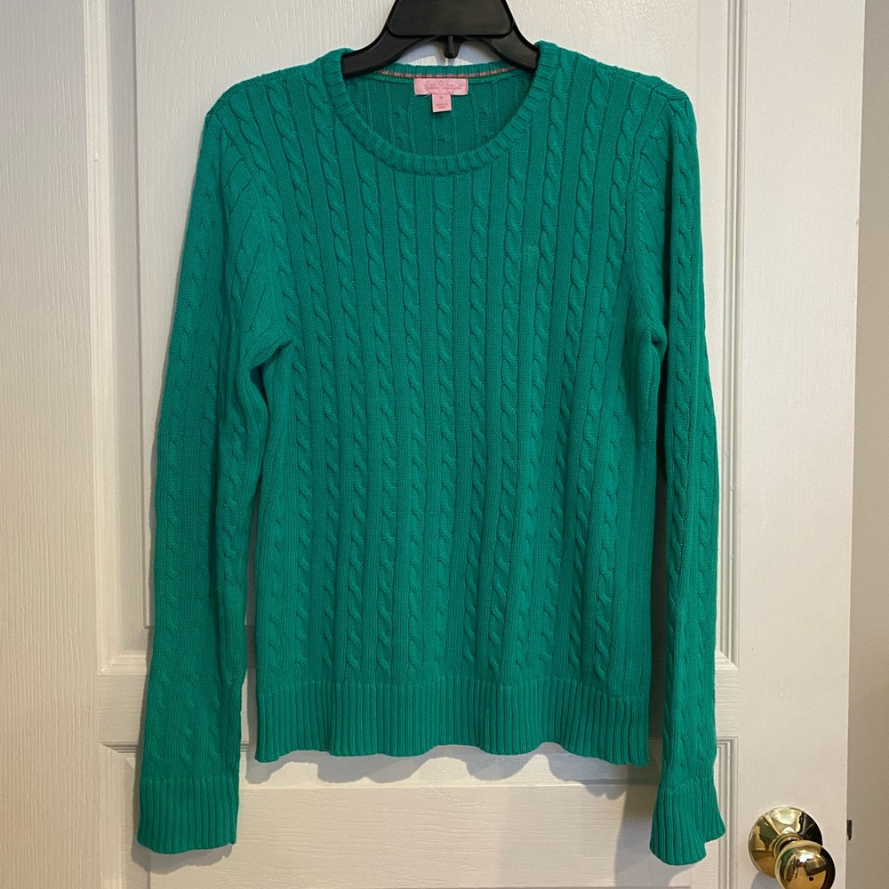 Lilly Pulitzer ~ woman’s cable knit sweater